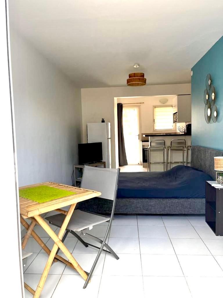 Studio - Residence Avec Piscine 圣安娜 外观 照片